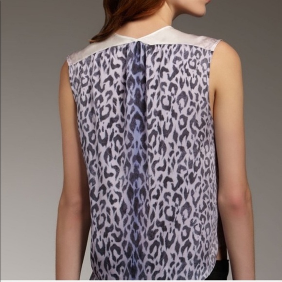 Theory Ombré  animal print tank - Picture 2 of 6